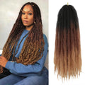 Afro Kinky Curly Twist Braiding Hair Soft Braids Marley Twist Hair Three Color Synthetic AfroTwist Marley Crochet Hair for Woman MegaBDM
