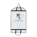Fashion Print Logo Handle Dress Travel Dust Zipper Cover  Foldable Suit Garment Bag