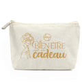 Fashion Printing Customization Makeup Canvas Cosmetics Cotton Travel Pouch Bulk Cosmetic Bags for Women