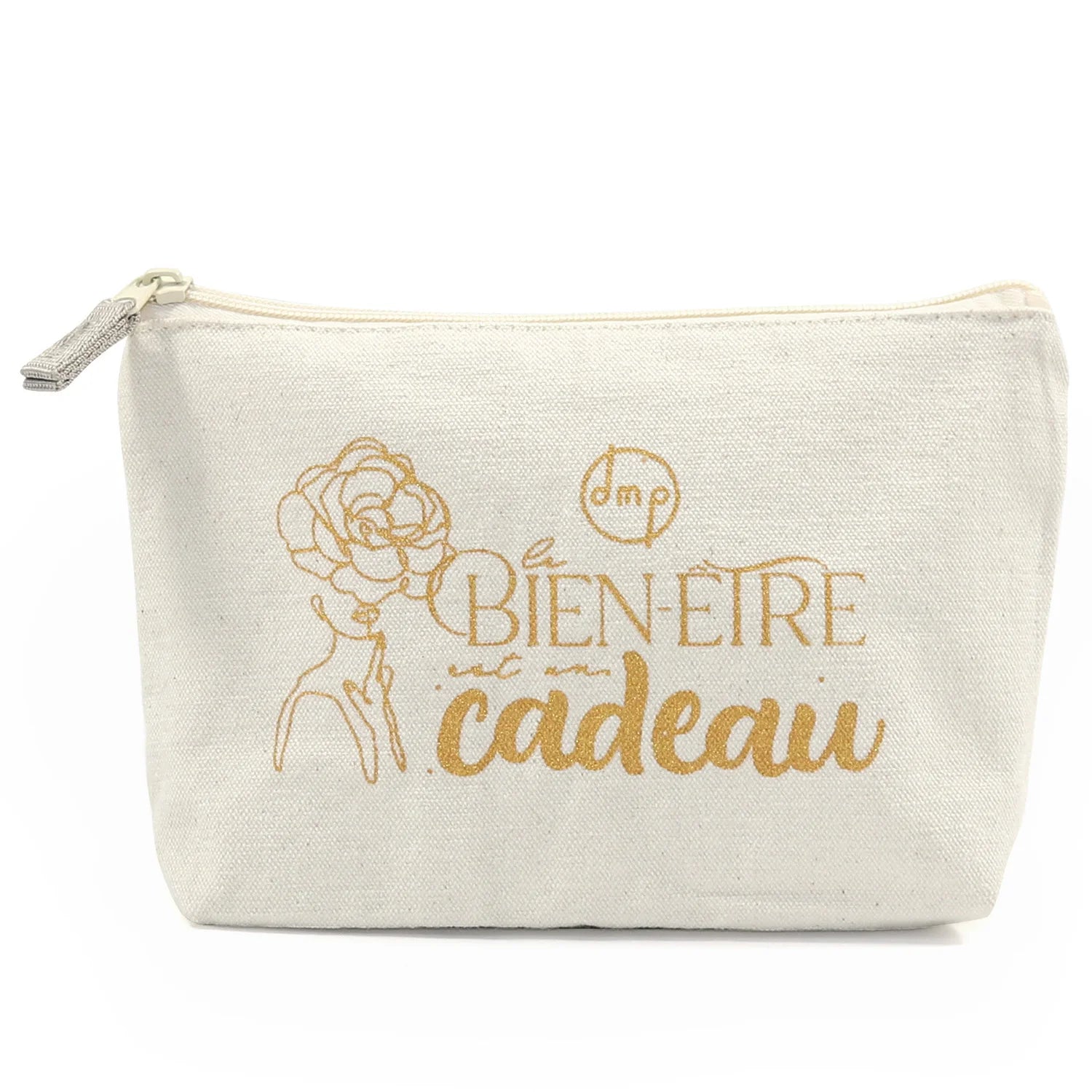 Fashion Printing Customization Makeup Canvas Cosmetics Cotton Travel Pouch Bulk Cosmetic Bags for Women