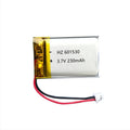 Factory Supply 601530 3.7V 230mAh Cordless Lithium Polymer Battery CE Approved Pouch Lithium Ion Batteries