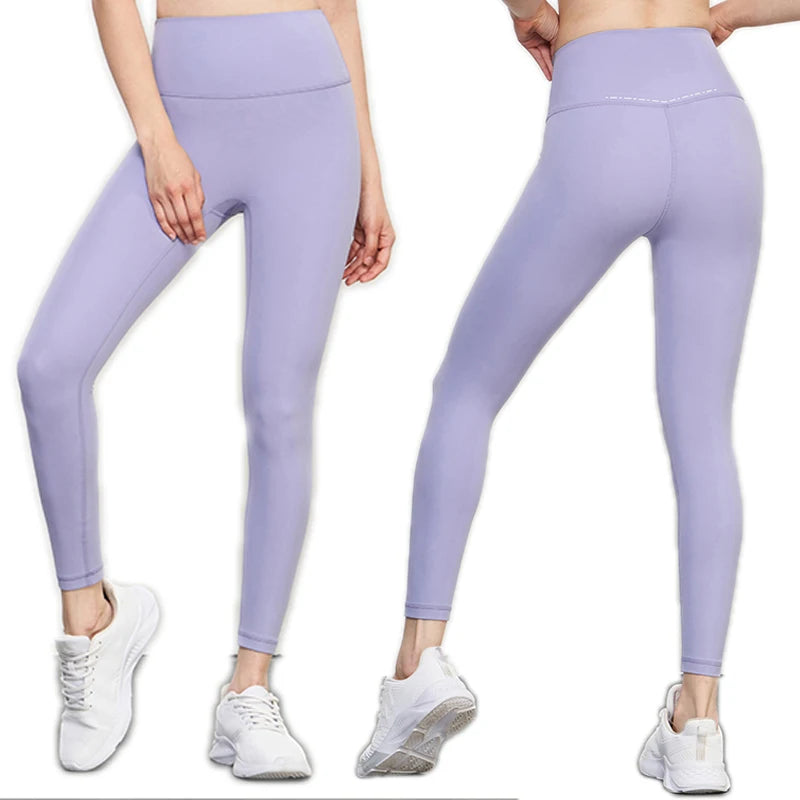 Custom Logo Butter Soft N66 Fitness Training Reflective Hip Line High Waist Anti-curling Yoga Sports Wear Gym Leggings for Women