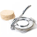 Aluminum Stainless Steel Color Mexican Tortilla Press Multifunctional Manual Tortilla Dough Pressing and Shaping Kitchen Tool