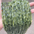 JD GEMS Wholesale 5*12mmm Loose Spacer Beads Multi Color Choice Natural Jade Bamboo Joint Shape Beads for Jewelry Making