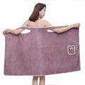 Women's Quick-Dry Microfiber Bath Towel Robe Magic Wrap for Bathing and Wearability for Girls