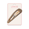 JIRIS Korean Ins Square Waterdrop Full Rhinestone Hair Clip Geometric Crystal BB Barrette Hairpins