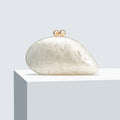 Trendy Wholesale Elegant Women Evening Pearl Bag Colorful Acrylic Clutch Handbag Marble Evening Hand Purse for Formal Party
