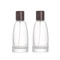 Hot Selling 100ml Clear Glass Perfume Bottle Bottom Cone Shape with Pump Sprayer Seal Manufacturer's Empty Bottles