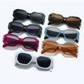 Eyewear Custom Logo Retro UV400 Polarized Small Square Frame Ladies Sun Glasses Polygon Women and Men Sunglasses