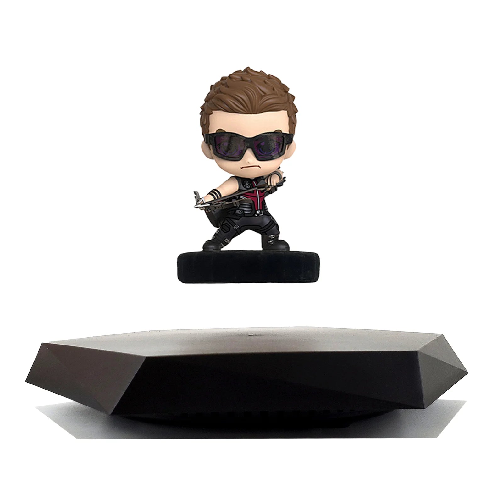 Electric Magnetic Levitating Plastic Display Stand 10-15mm Floating Rack for Toys Model Jewelry-Durable Home/Office Decoration