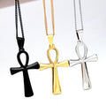 Waterproof Stainless Steel Religion Cross Pendant Necklace for Man and Women