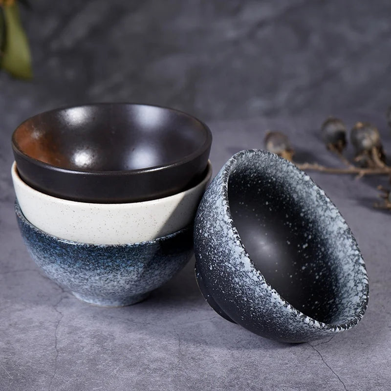 Japanese Style Restaurant and Hotel 4.5 Inch Dinner Bowl Ceramic Rice Bowl for Sale