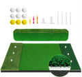 Premium 3-in-1 5x4ft Putting Mats Thicken 3MM Spring Layer Hitting Mat 9 Balls 9 Tee for Outdoor/Indoor Practice Backyard Garage