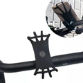 RIDERACE Silicone Bicycle Phone Holder Motorcycle Phones Mobile Handlebar Bracket Cycling Phone Stand GPS Mount for 4-6.5 Inch