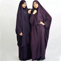 Lanna Robe Dubai Elastic One Piece Islamic French Borka Muslim for Prayer Dress Modest Khimar Hijab Abaya Polyester Quick Dry
