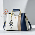 2025 New Single Shoulder Handheld Crossbody Bag for Middle-Aged Women Easy Match Casual Underarm PU Chain Decoration Zipper