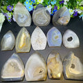 Wholesale Natural Grey Agate Ornament Crystal Quartz Ornament for Sale