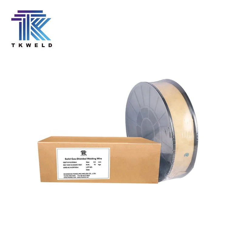 Hot Sell Carbon Steel MIG Welding Wire ER70S-6 CO2 Compatible 0.8-1.6mm High Feedability ISO Certified