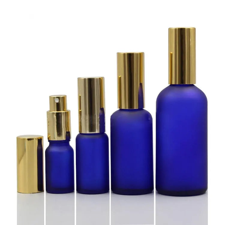 Frost Amber 10ml 20ml 30ml 40ml 50ml 100ml Glass Empty Essential Oil Bottle Spray with Fine Mist Spray