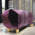 Diamond AMETHYST Italian Design Sideboard Storage Cabinets Luxury Modern Contemporary Stainless Steel Furniture for Home Bar