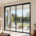 High Strength Waterproof Aluminum Frame Double Glazed Glass Sliding Door for Australian Home Balcony Weather Resistant
