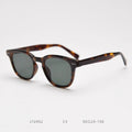 2026 Unisex Retro Artsy Sunglasses TR90 Frame Acetate Temple Nylon Lens with Rivet Accents Street Fashion Eyewear
