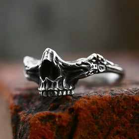SS8-1097R New Arrival Stainless Steel Multifarious Skull Ring for Men Biker Punk Hip Hop Gothic Jewelry Wholesale