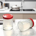 Round Glass Jars 50ml/75ml for Pudding Yogurt Milk Jam Colored Tinplate Lids for Packaging Food Jelly Food with Screw Cap