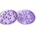 Fast Shipping Custom Logo Pet Silicone Dog Puzzle Licking Slow Feeder Dog Enrichment Bowl