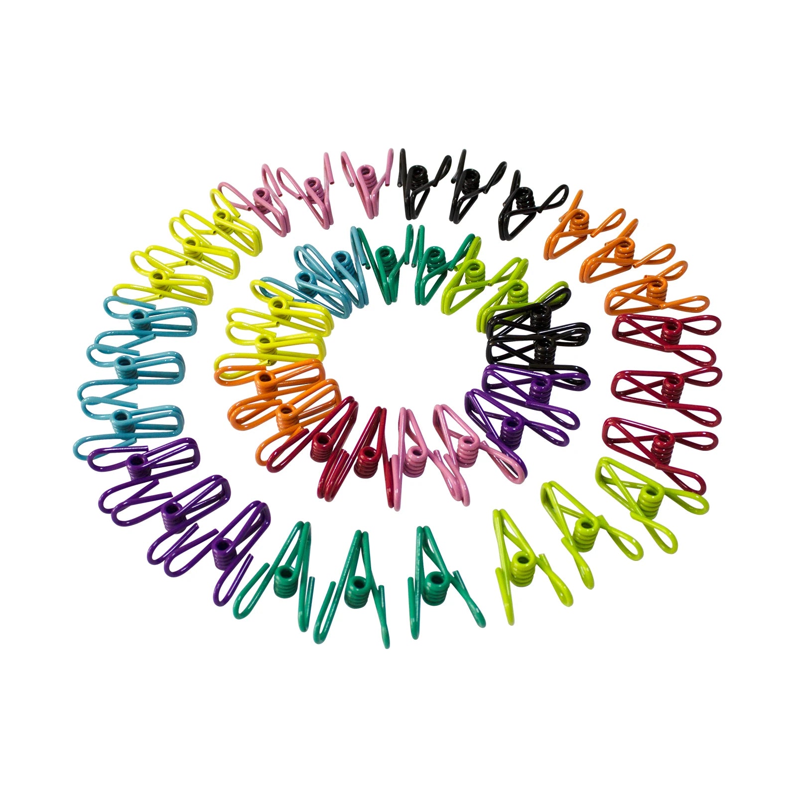 Color-Coated Stainless Steel Clips Anti-Rust Clamps Kitchen/Office/Industrial Use PVD Plated Custom Colors Available 2-Year