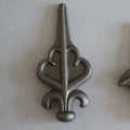 155x68mm Wrought Iron Articles Iron Lance Tip for Gate Fence Railing Handrail Balustrade