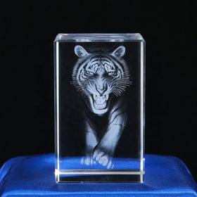 Wholesale Crystal Cube Photo Frame 2D/3D Laser Carved UV Printed Engraved 'Love' for Wedding Anniversary Birthday Gifts Friends