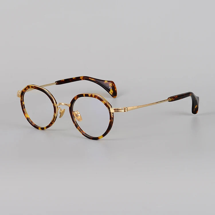 2021 Business Titanium Eyewear Acetate Spectacle Frame Titanium Eyeglasses