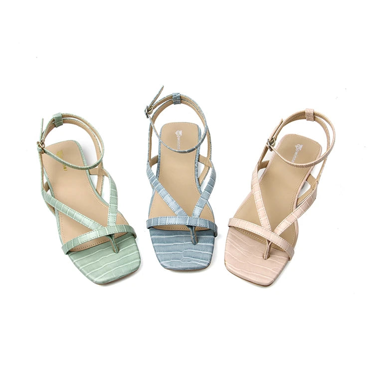 New Designer Cheap Colorful Women Slippers Buckle Ladies Summer Shoes Sandals