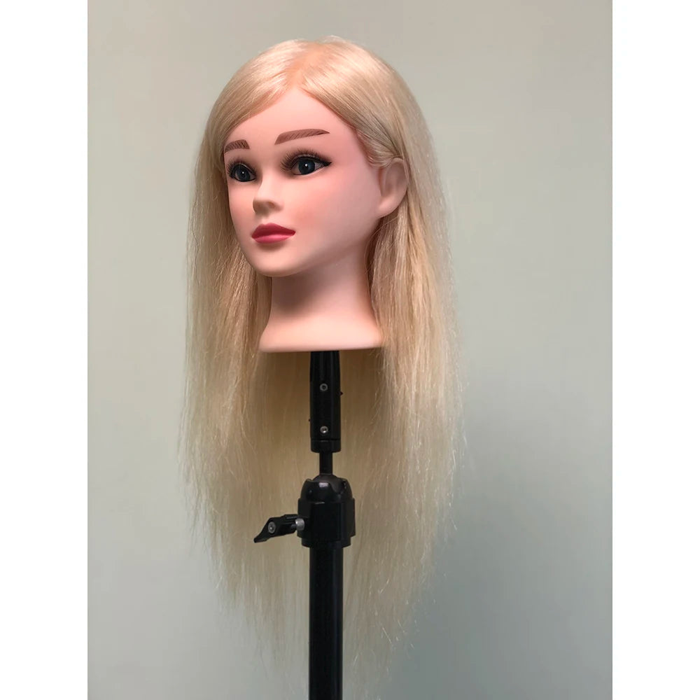 Mix Hair Mannequin   for Academy Hairstylist Practice