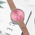 CRRJU 2165 Women Stainless Steel Watch Strap Waterproof Simple Fashion Ladies Quartz Wristwatches