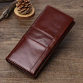 SCHLATUM New Designer RFID Genuine Cow Leather Women Wallet Fashionable Ladies Slim Long Money Clip Wallets