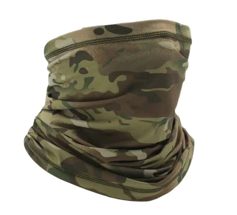 Custom Reflective Outdoor Cycling Fishing Sport Headwear Scarf Warmer Cooling UV Face Neck Gaiter Ice Silk Bandana Rockbross