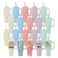 Custom Matte Colored 40oz Sublimation Tumbler Stainless Steel Insulated 40oz Tumbler with Handle