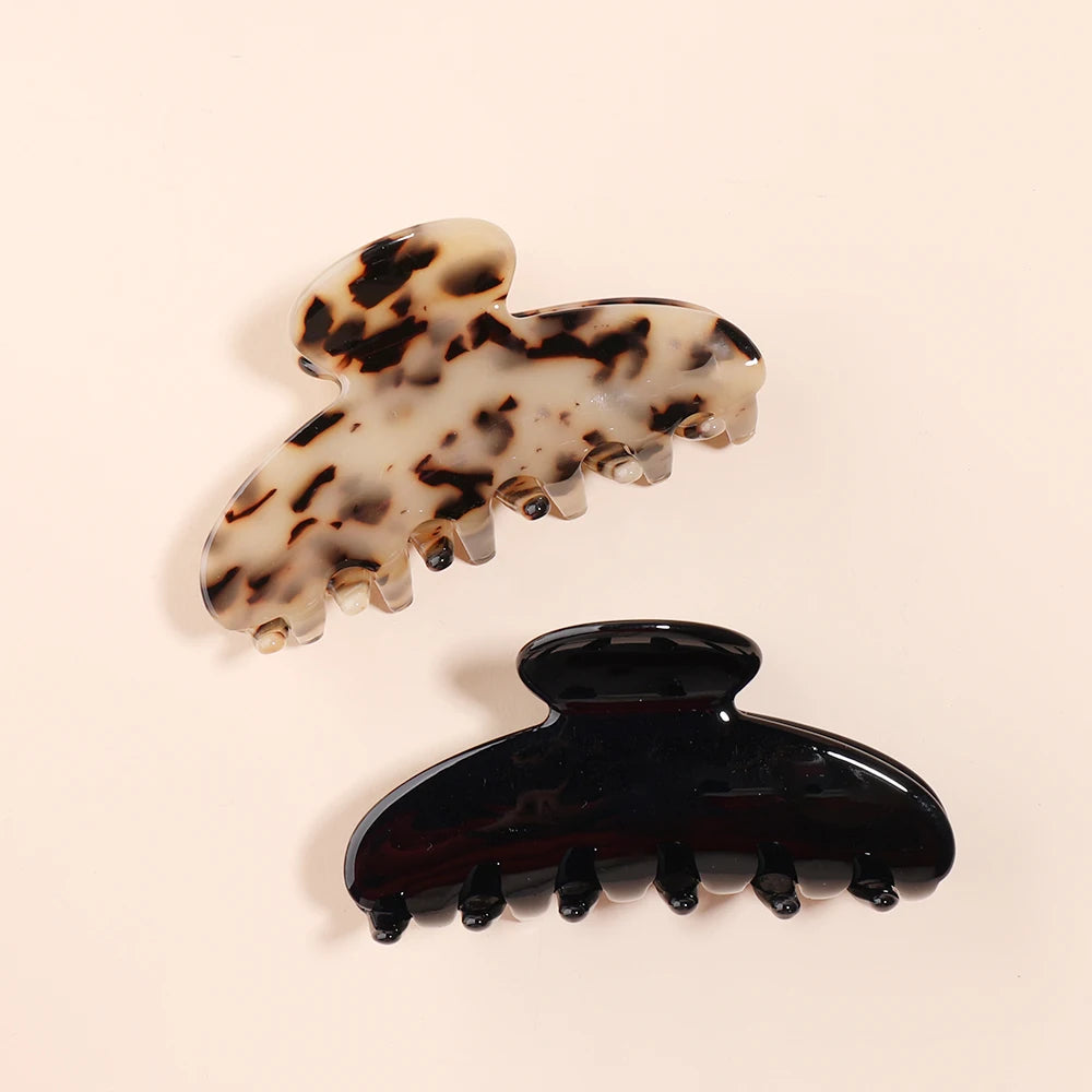 MiDairy Wholesale Bulk Price Acetate Metal Beige Tortoise Marble Acrylic Plastic Daily Fashion Hair Claws Clips
