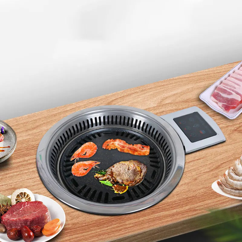 Korean 2000w Infrared Smokeless Electric Grill Electric Barbecue Oven