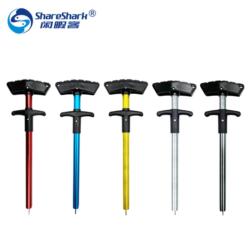 Portable Fishing Hook Remover T-type Hook Extractor Aluminum Alloy Hook Out Extractor