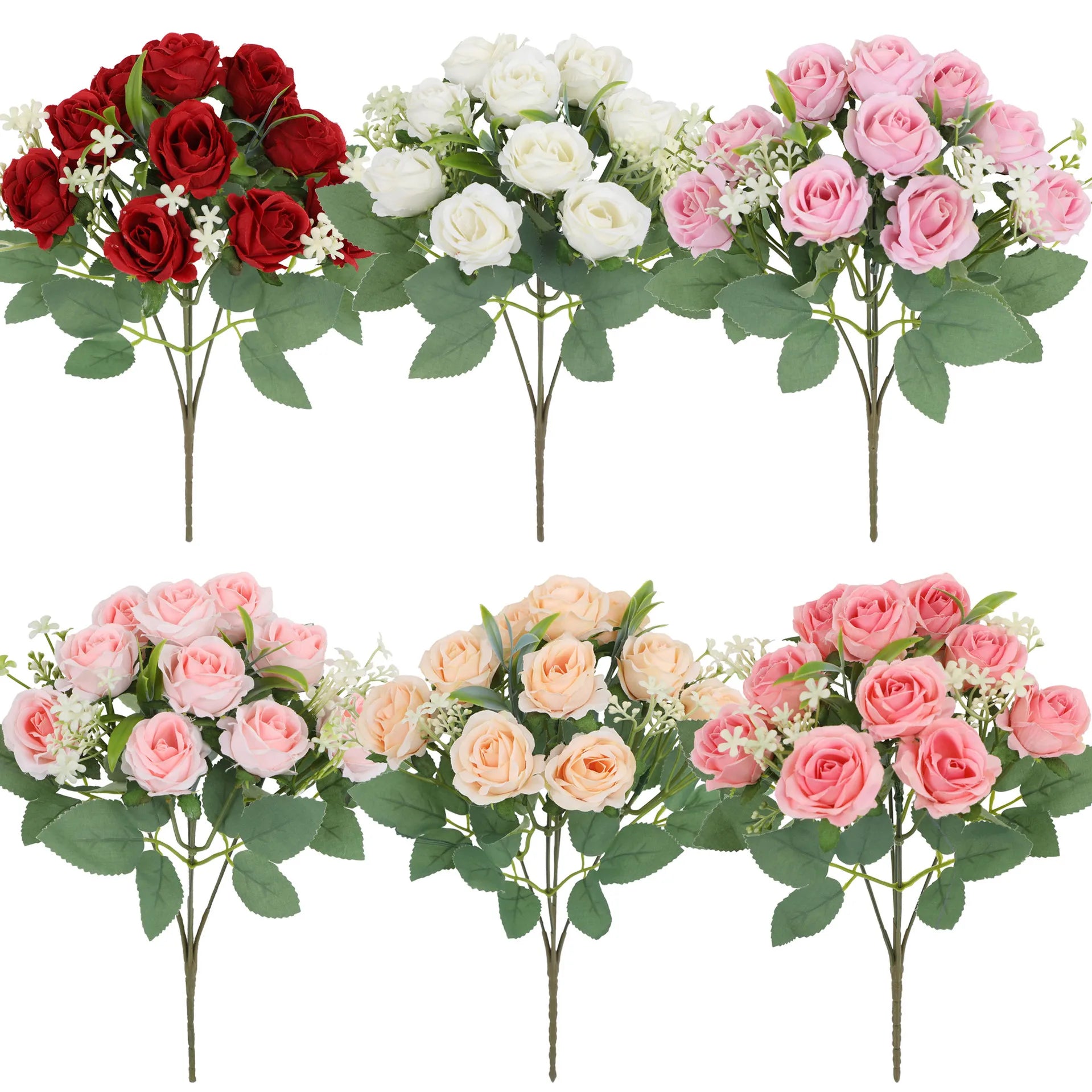 Artificial Flowers and Plants That Look Natural Spring Planting Artificial Flower Wedding Decor Silk Flowers Plants for Wedding