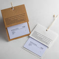 Clothing Processing Accessories Store hang Tag Men and Women Elevator Cloud Rice Paper Listed to Make Custom logo
