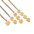 2026 Custom Paw Print Name Tiny Dog Paw Necklace Paw Print Name Necklace Personalized Gift for Pet Necklace