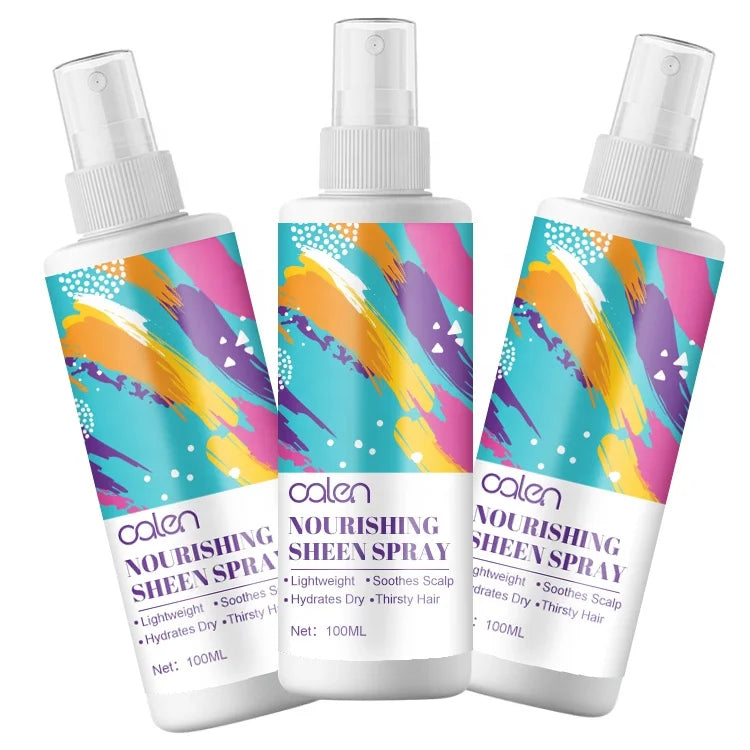 Private Label Nourishing Soothing Shiny Hold Hair Braid Sheen Spray