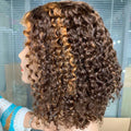 Cheap Front Lace Human Hair Cuticle Aligned Hair Wigs for Black Women12inch Brazilian Lace Wig WholesaleHD Lace Vendors Wig