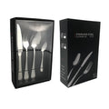 16/24-Piece Modern Stainless Steel Flatware Set in Retail Gift Box Dishwasher Safe Cutlery for Supermarket & Household