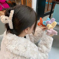 2021 Women Winter  Candy Colors  Plush  Hair Clip  Fashion Simple Hair Claw for Girl Hair Accessories