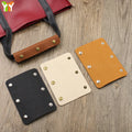 Elegant Non-Slip PU Leather Handbag Grip Sleeve with Snap Button Design Special Bag Handle Covers